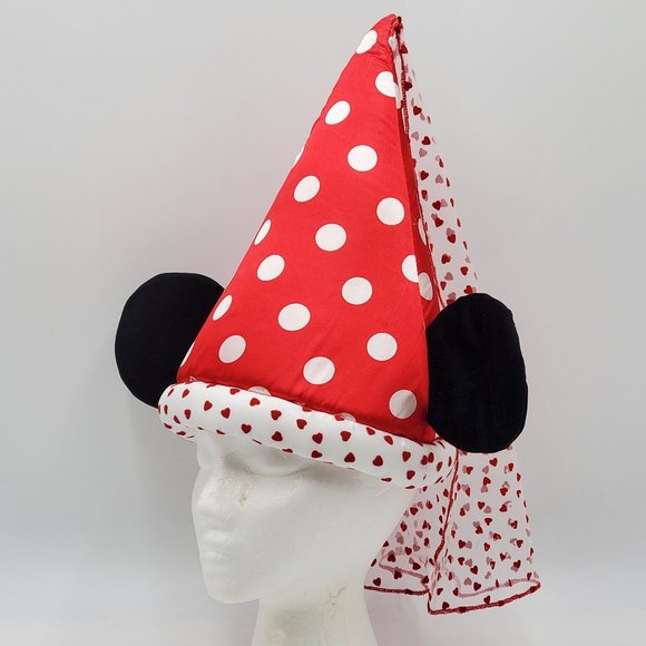 Disney Minnie Mouse Princess Hat with Veil - Picture 1 of 16